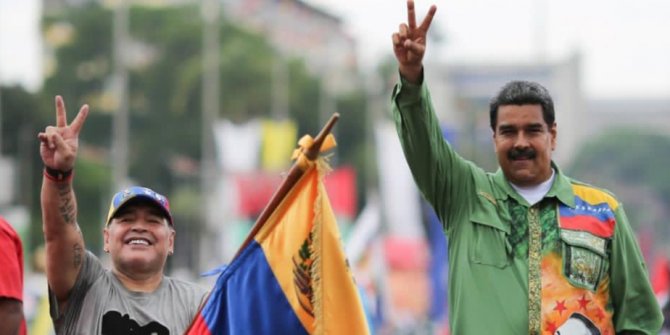 Venezuela Devlet Başkanı Maduro'dan Maradona için taziye mesajı