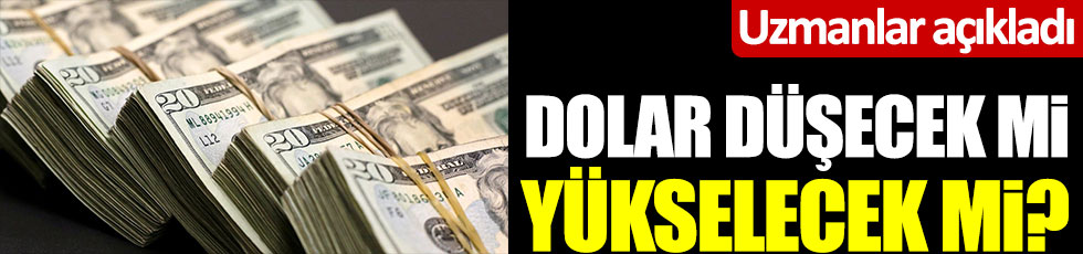 Uzmanlar açıkladı: Dolar düşecek mi, yükselecek mi?