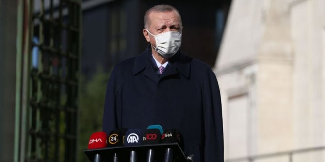 Erdoğan'dan cuma namazı sonrası açıklamalar