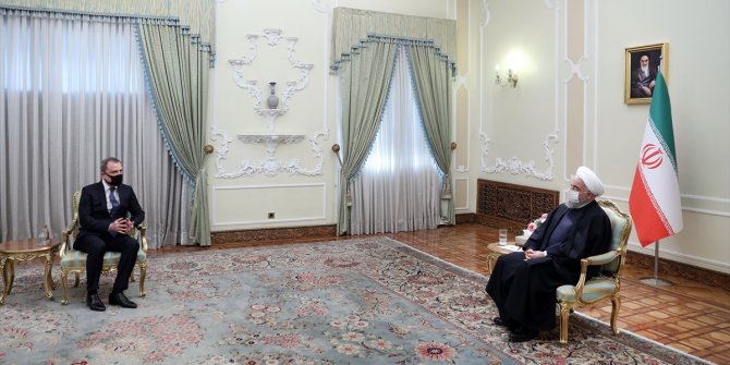 İran Cumhurbaşkanı Ruhani, Azerbaycan Dışişleri Bakanı Bayramov ile görüştü