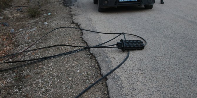 Tokat'ta kablo hırsızları 6 köyü internetsiz bıraktı