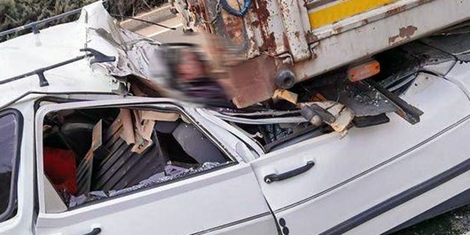 Ankara'da korkunç kaza, otomobil sürücüsü feci şekilde hayatını kaybetti
