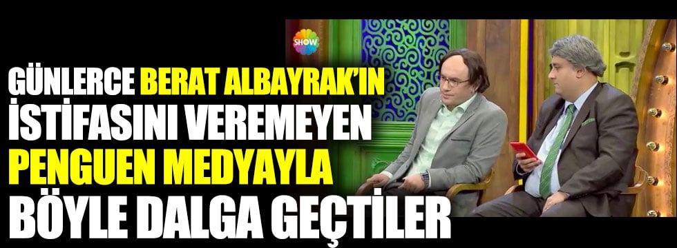 Show TV'deki Güldür Güldür Show'da Berat Albayrak'ın istifası işlendi herkesi gülmekten kırdı geçirdi