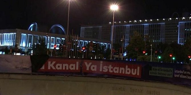 İBB'nin Kanal İstanbul pankartlarıyla ilgili inceleme sona erdi