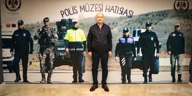 Bakan Soylu'dan polis müzesine ziyaret