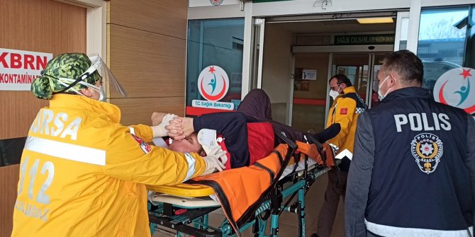 Bursa'da feci kaza. Forkliftin çarptığı işçi ağır yaralandı