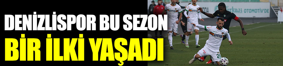 Denizlispor, Alanyaspor'u mağlup ederek bu sezon bir ilke imza attı