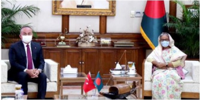 Çavuşoğlu, Bangladeş Başbakanı ile görüştü