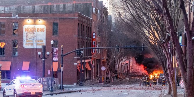 Nashville kentindeki patlamanın şüphelisinin intihar bombacısı çıktı