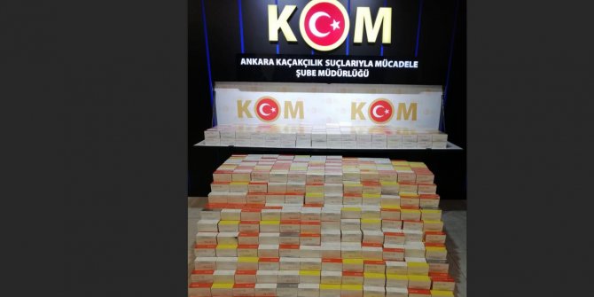 Ankara'da kaçak elektronik sigara tütünü operasyonu. Polisler say say bitiremedi