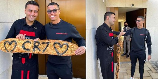 Cristiano Ronaldo’dan Türk şef CZN Burak’a sürpriz ziyaret