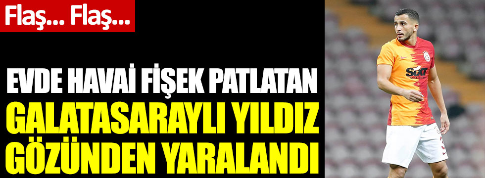 Galatasaraylı Omar Elabdellaoui hastaneye kaldırıldı! Görme kaybı ihtimali bulunuyor