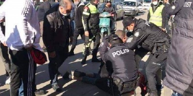 İskenderun'da polise bıçak çeken Suriyeli gözaltına alındı