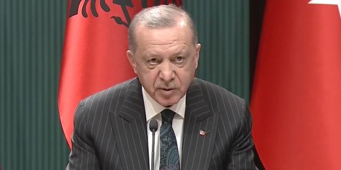 Erdoğan ve Rama'dan ortak basın açıklaması