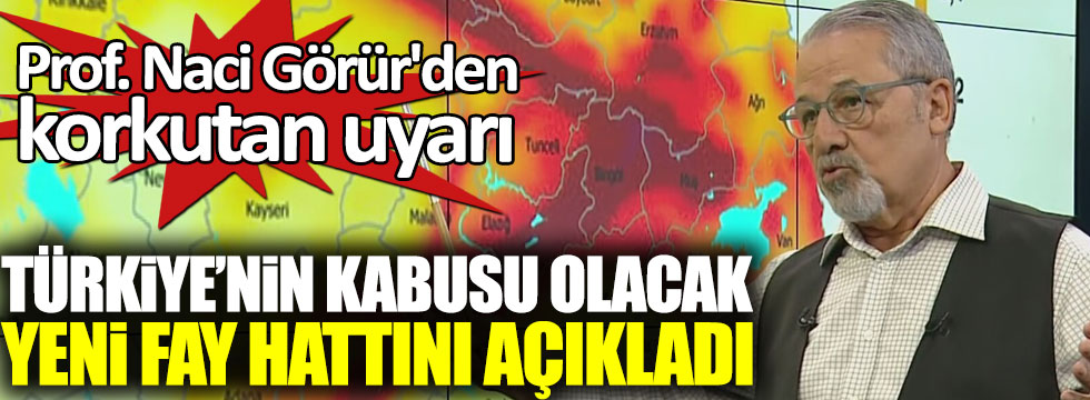 Prof. Naci Görür'den korkutan deprem uyarısı. Türkiye’nin kabusu olacak yeni fay hattını açıkladı