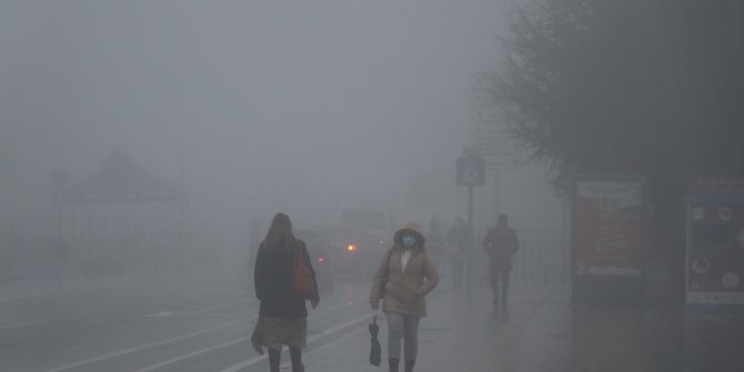 Bolu ve Düzce'de yoğun sis hayatı olumsuz etkiliyor