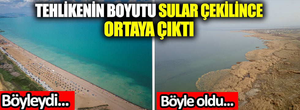Beyşehir Gölü kuraklık nedeniyle kırmızı alarm veriyor. Azalan yağışlar Türkiye'nin en büyük tatlı su gölünü de vurdu