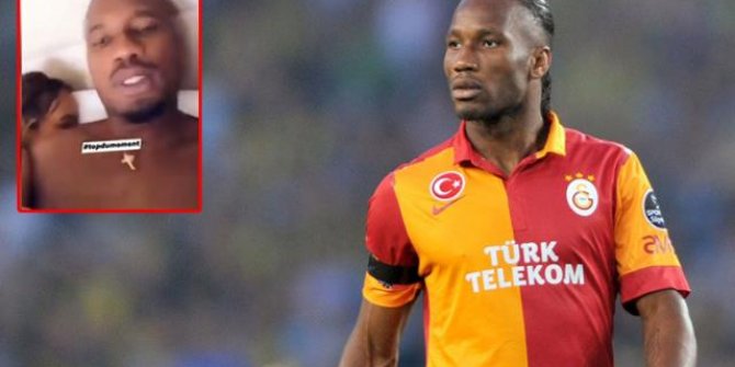 Galatasaray'ın eski yıldızı Drogba topu taşa vurdu. Isırık çığlığı