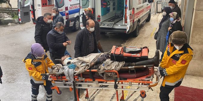 Zonguldak'ta başına taş üşen maden işçisi yaralandı