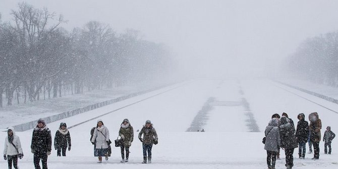 ABD'nin doğu yakası kar fırtınası etkisi altında