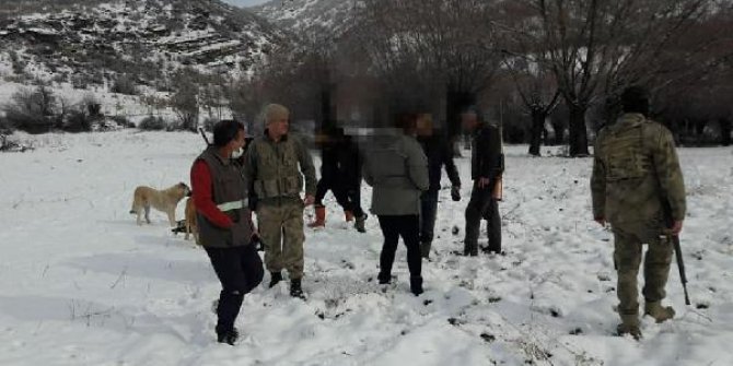 Tunceli'de domuz avcılarına havadan ceza yağdı
