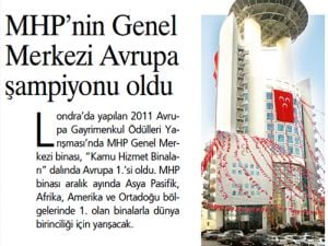 MHP'nin Genel Merkezi Avrupa şampiyonu Oldu