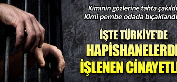 Türkiye'de hapishanelerde işlenen cinayetler