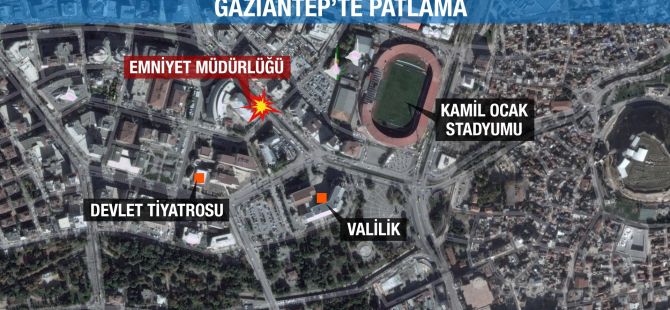 Gaziantep'te patlama