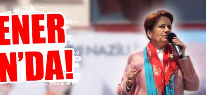 Meral Akşener Aydın'da