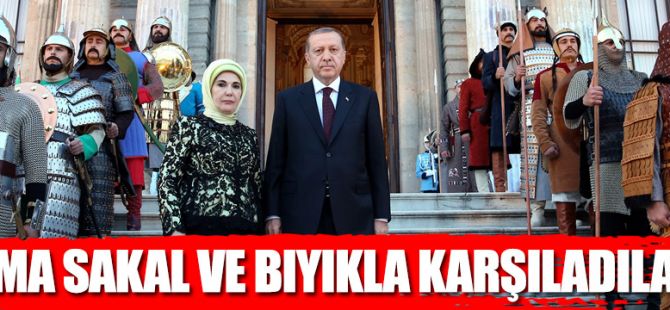 Erdoğan Dolmabahçe Sarayı'nda!