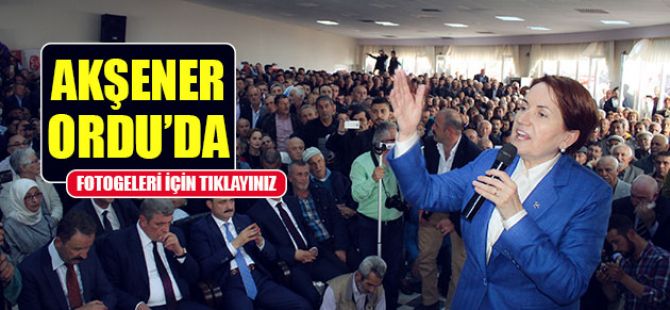 Akşener Ordu'da