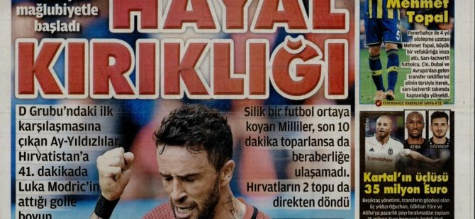 Günün Spor Manşetleri - 13 06 2016