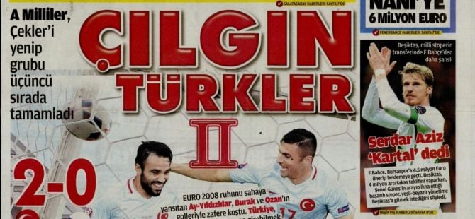 Günün Spor Manşetleri - 22 06 2016