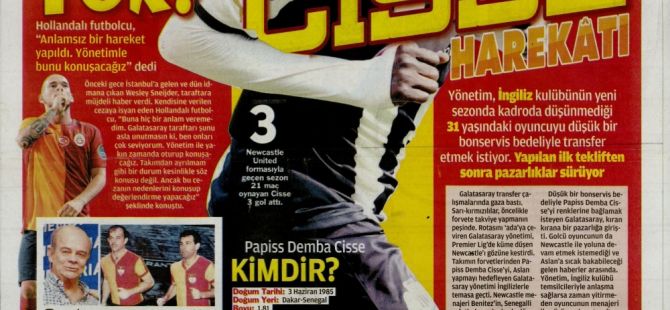 Günün Spor Manşetleri - 08 07 2016