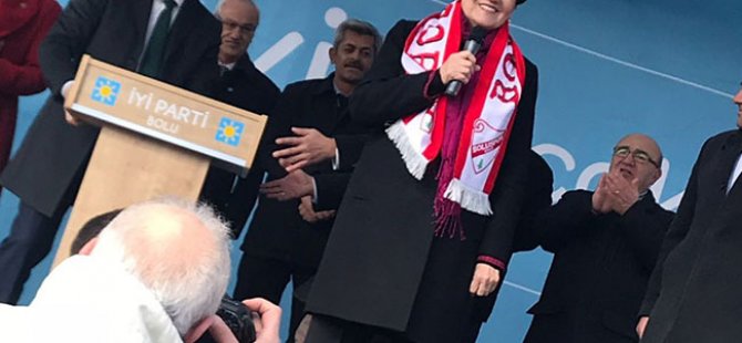 Meral Akşener Bolu'da konuştu