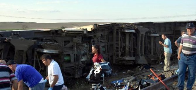 Çorlu'da tren vagonu devrildi! 10 ölü, 73 yaralı