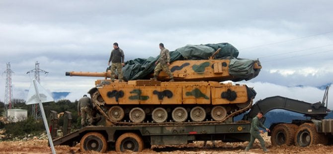 Tanklar Kilis'e doğru hareket etti