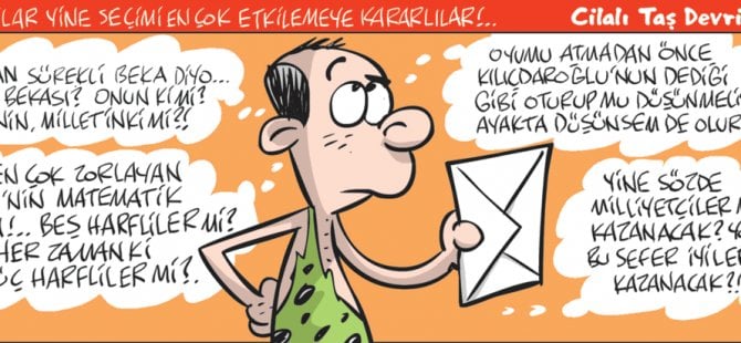 19 Mart 2019 / Günün Karikatürü / Emre ULAŞ