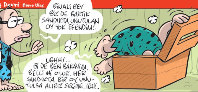 3 Nisan 2019 / Günün Karikatürü / Emre ULAŞ