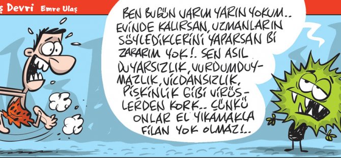 25 Mart 2020 / Günün Karikatürü / Emre ULAŞ