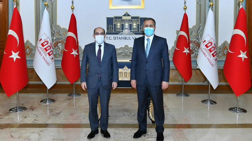 İstanbul Valisi Yerlikaya, Melih Bulu ile görüştü