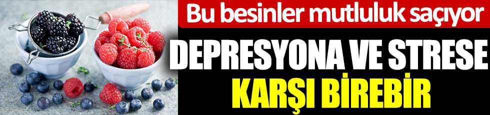 Bu besinler mutluluk saçıyor. Depresyona ve strese karşı birebir!