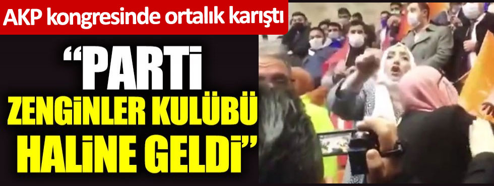 AKP Konya İl Kongresi’nde skandal görüntüler. Parti zenginler kulübü haline geldi
