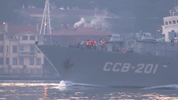 Rus istihbarat gemisi İstanbul Boğazı’ndan geçti