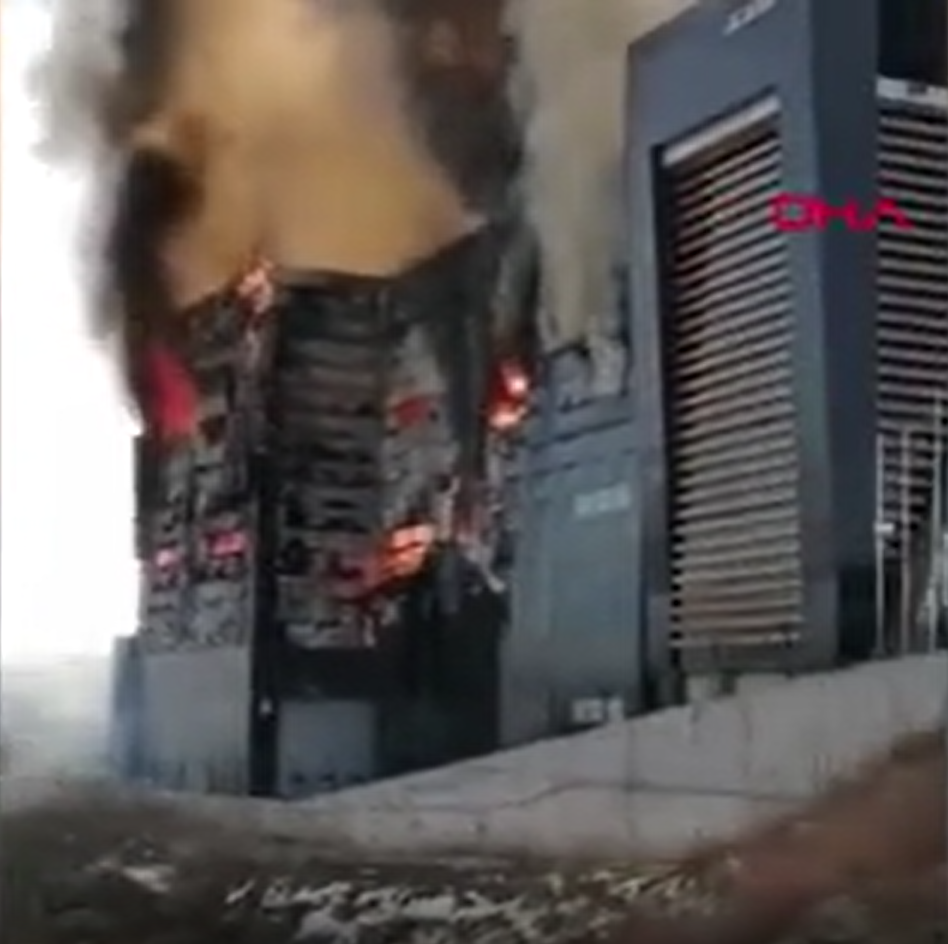 Kahramankazan'da fabrika yangını