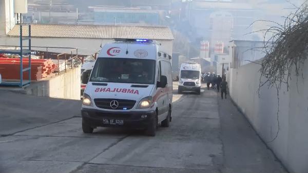 Arnavutköy'deki fabrikada patlama