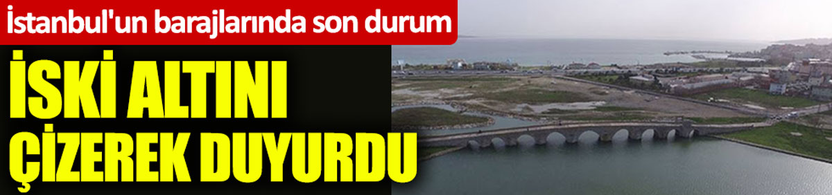 İSKİ altını çizerek duyurdu. İstanbul'da barajlarda son durum