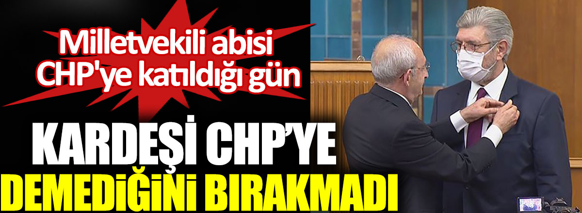Milletvekili abisi Cihangir İslam’ın CHP'ye katıldığı gün kardeşi Cem Sahir İslam CHP’ye demediğini bırakmadı