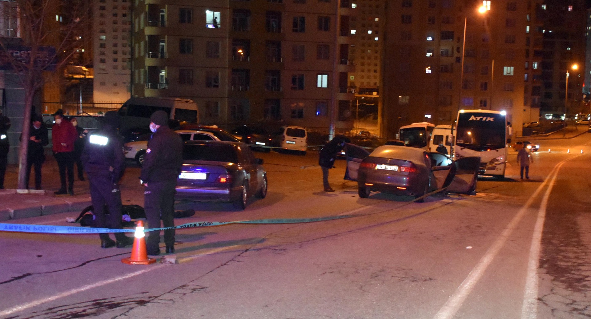 Kayseri'de feci kaza: 1 ölü, 4 yaralı