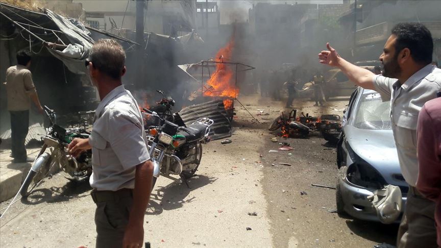 Cerablus'ta terör örgütünden havan mermisi saldırısı: 2 sivil yaşamını yitirdi
